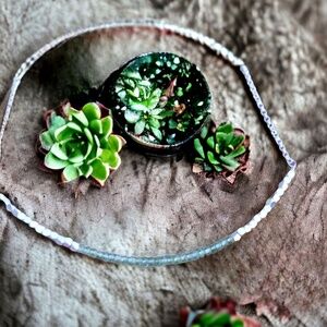 Handmade Natural Peridot Necklace Handmade Sterling Silver, August Birthstone